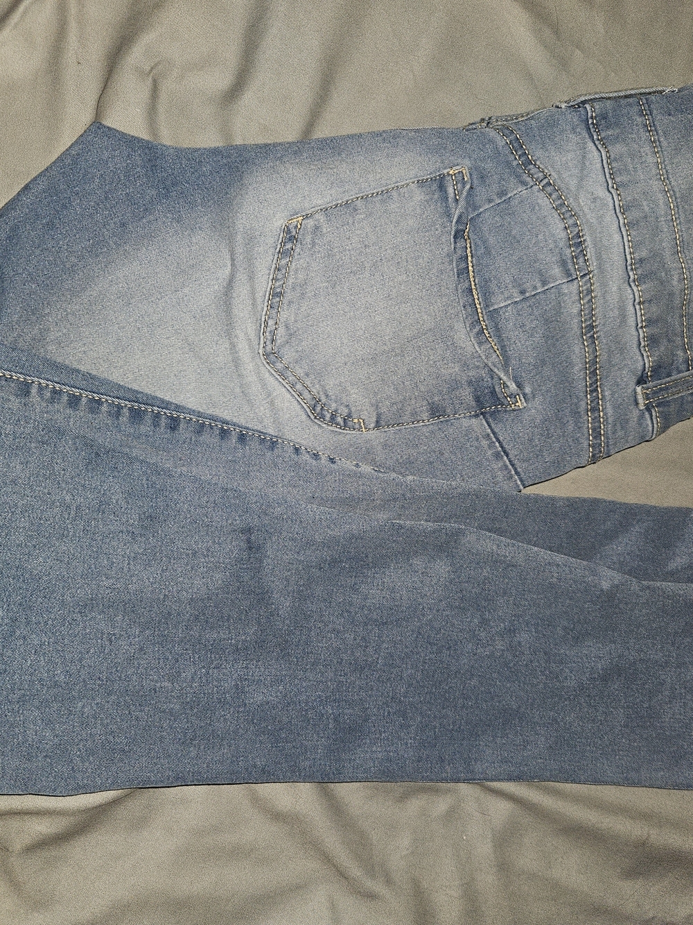 High Rise Push Up Skinny Refuge Denim Ibiza
